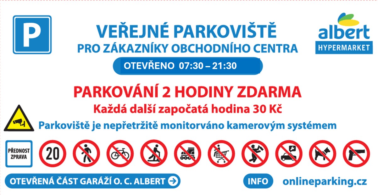 Spuštění nového závorového systému v OTEVŘENÉ ČÁSTI GARÁŽÍ O. C. ALBERT